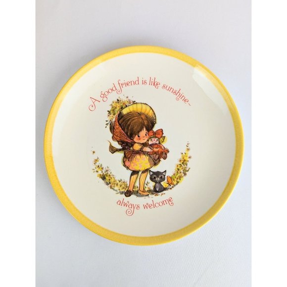A Good Friend is Like Sunshine Decorative Plate | Vintage Friendship Friend Gift - Picture 4 of 8